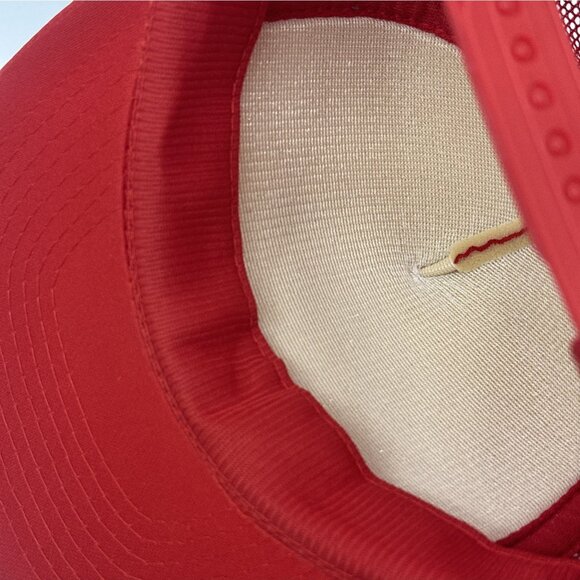 Vintage Riviera Hotel & Casino Las Vegas Trucker Hat Red Foam Mesh Snapback Cap - Picture 10 of 13